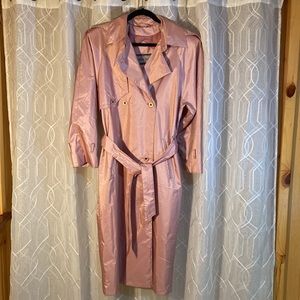 Vintage Pink trench coat, size 10